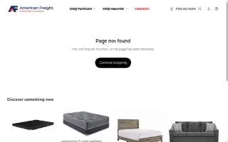 American Freight - Appliance, Furniture, Mattress of Greenville website