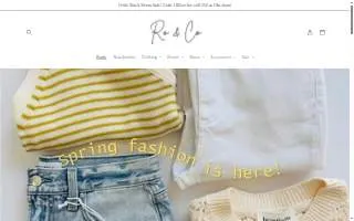 Ro & Co Clothing website
