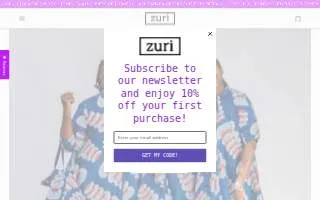 Zuri website