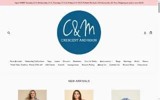 Crescent and Main website