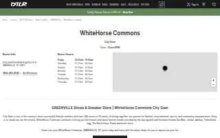 City Gear of Greenville website