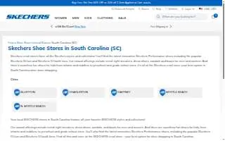 SKECHERS Warehouse Outlet website