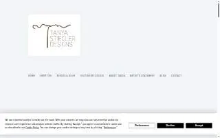 Tanya Stiegler Designs website