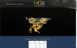 Upstate Gold Exchange website
