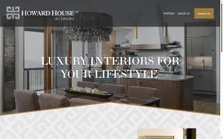 Howard House Interiors website