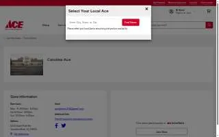 Carolina Ace website