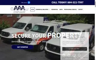 AAA Locksmiths And Alarm Company website