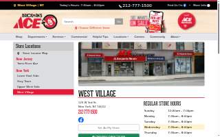 Brickman's Ace Hardware West Village | Paint | Plumbing | Hand & Power Tools