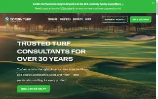 Corbin Turf & Ornamental Supply, Inc. website