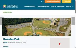 Conestee Park website