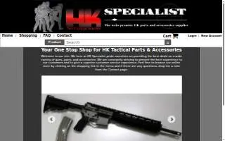 HK Specialist website