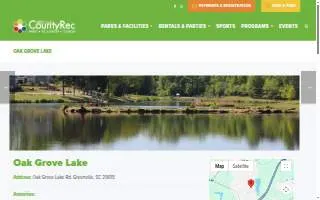Oak Grove Lake Park website