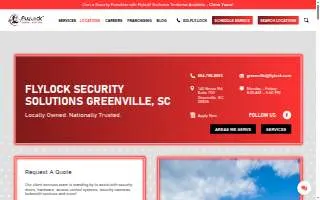 FlyLock of Greenville website
