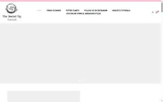 The Nested Fig Garden website
