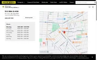 Dollar General of Brooklyn website