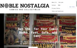 Noble Nostalgia Comics - Sell or Consign - Appointment Only