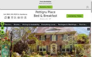 Pettigru Place Bed & Breakfast website