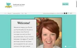 PurrPoseful Art Studio website