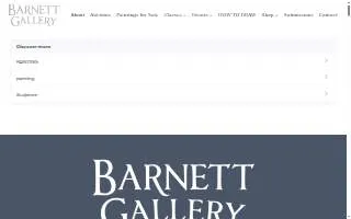 Barnett Gallery website