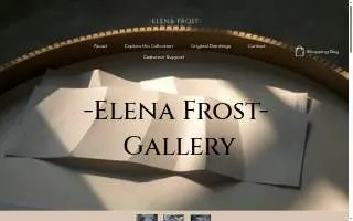 Elena Frost Gallery website