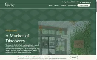 The Pantry by Emily's Table website