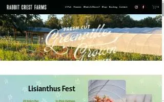 Rabbit Crest Farms website