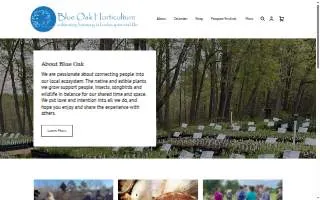 Blue Oak Horticulture website