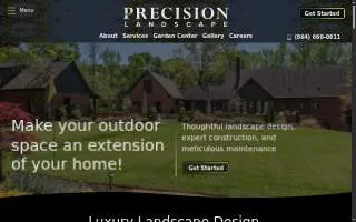 Precision Landscape Management of Greenville website
