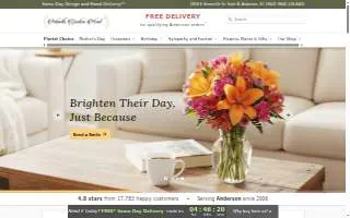 Palmetto Gardens Florist website