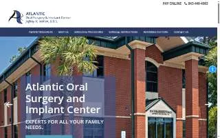 Atlantic Oral Surgery & Implant Center of Myrtle Beach website