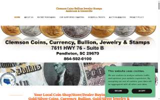 Clemson Coins, Currency, Bullion & Jewelry