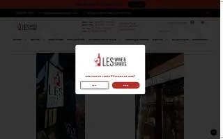 LES Wine & Spirits website