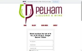 Pelham Liquors & Wine website