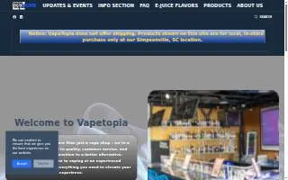 Vapetopia Mod & Bottle website