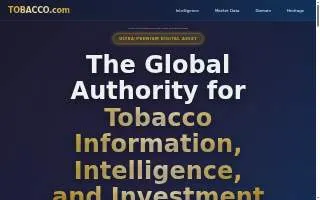 Tobacco website