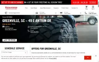 Firestone Complete Auto Care of Greenville website