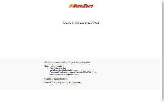 AutoZone Auto Parts of Hayward website