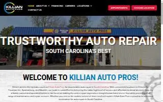 Killian Auto Pros - Greenville website