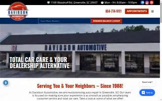 Davidson Automotive website