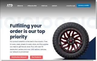American Tire Distributors of Mauldin website