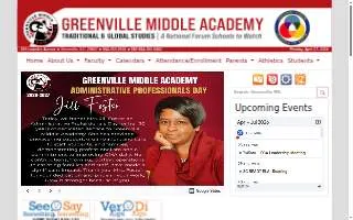Greenville Middle Academy website