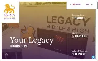 Legacy Early College website