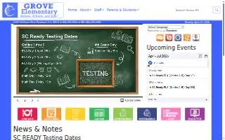 Grove Elementary School website