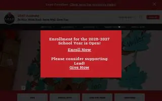 Lead Academy Public Charter School website