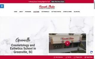 Kenneth Shuler School of Cosmetology website