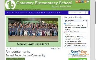 Gateway Elementary School website