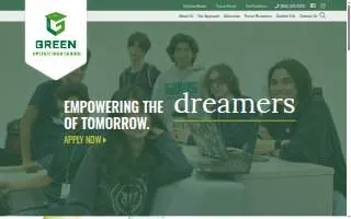 GREEN Upstate High School website