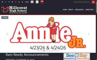 Hillcrest High School of Simpsonville website