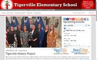 Tigerville Elementary School website