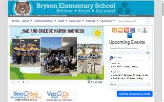 Bryson Elementary School website
